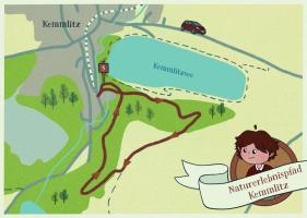 Naturerlebnispfades in Kemmlitz