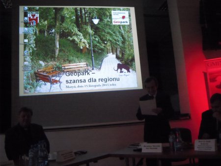 4. Beratung der deutsch-polnischen Arbeitsgruppe - Geoparkkonferenz in Moryń 15.11.2011