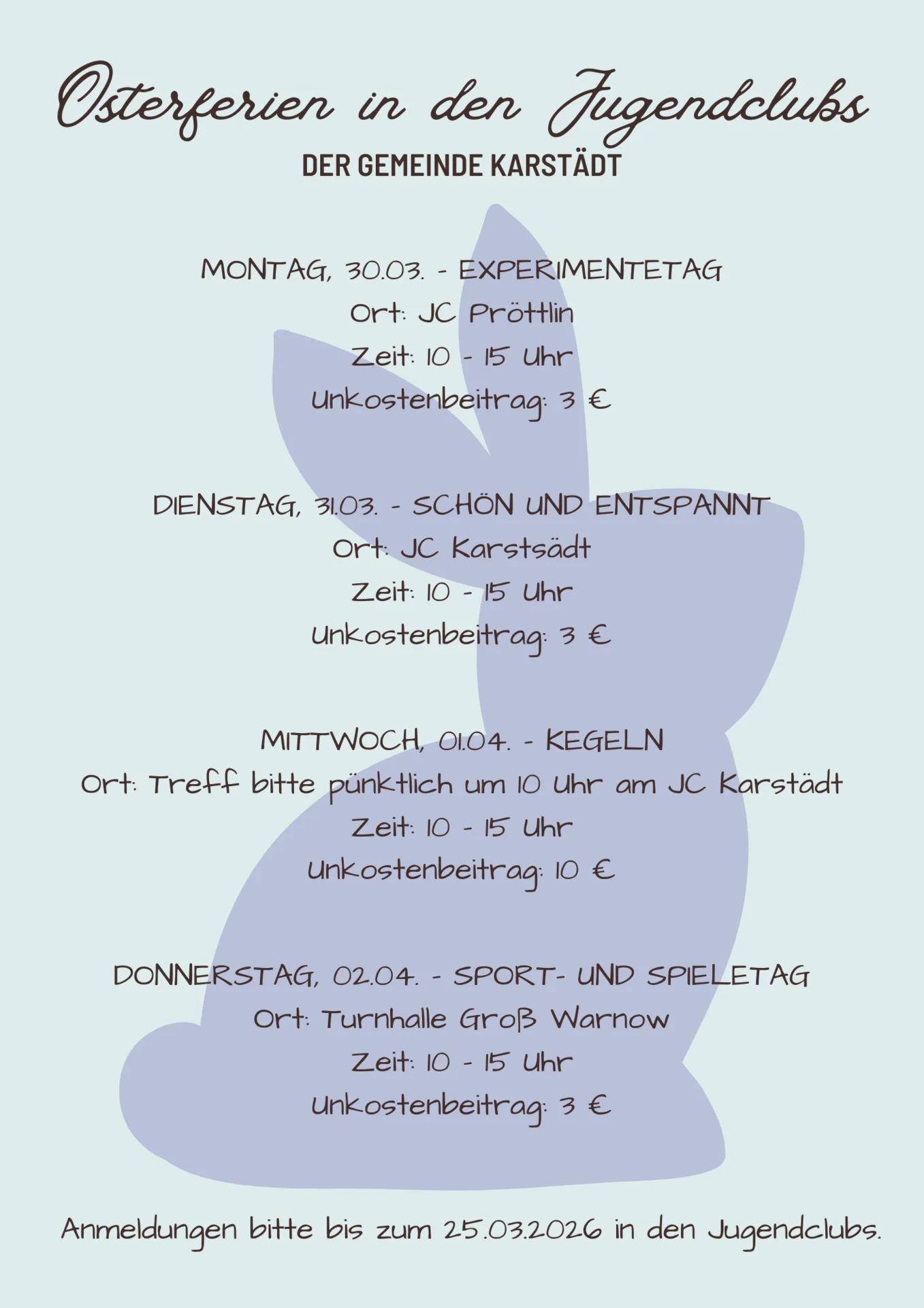 Osterferien 2026