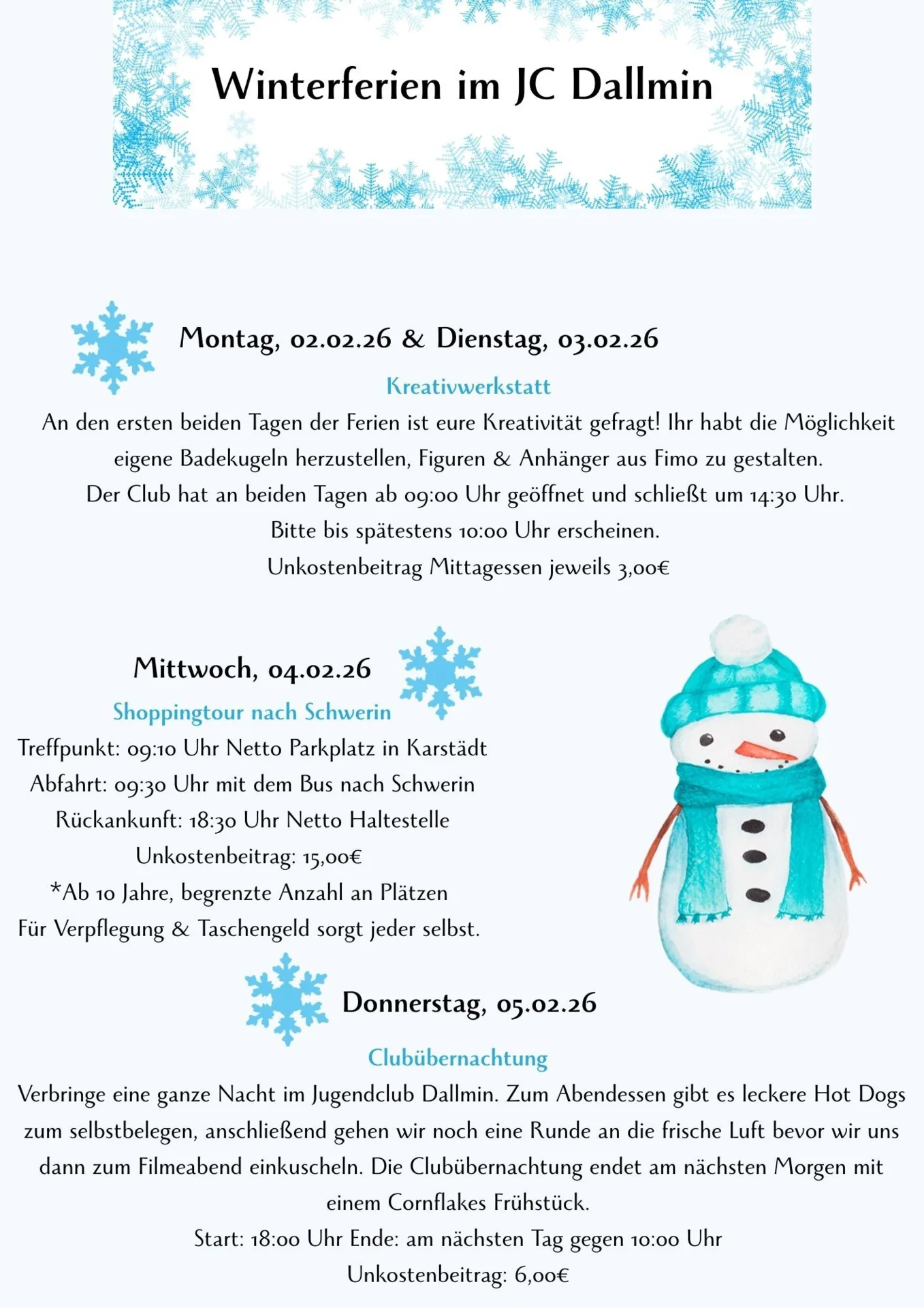 Winterferien JC