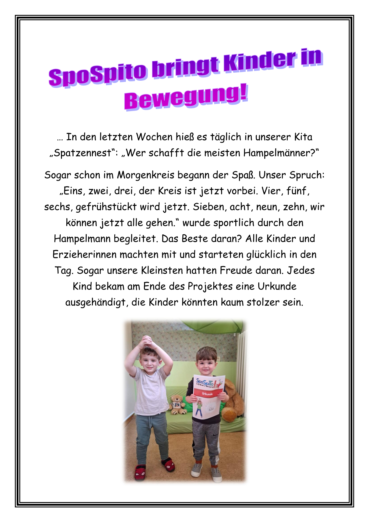 Hampelmann Challenge
