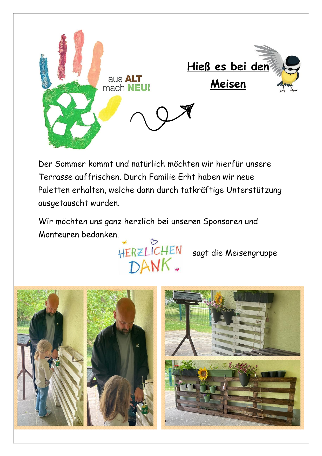 Hieß es bei den Meisen-1