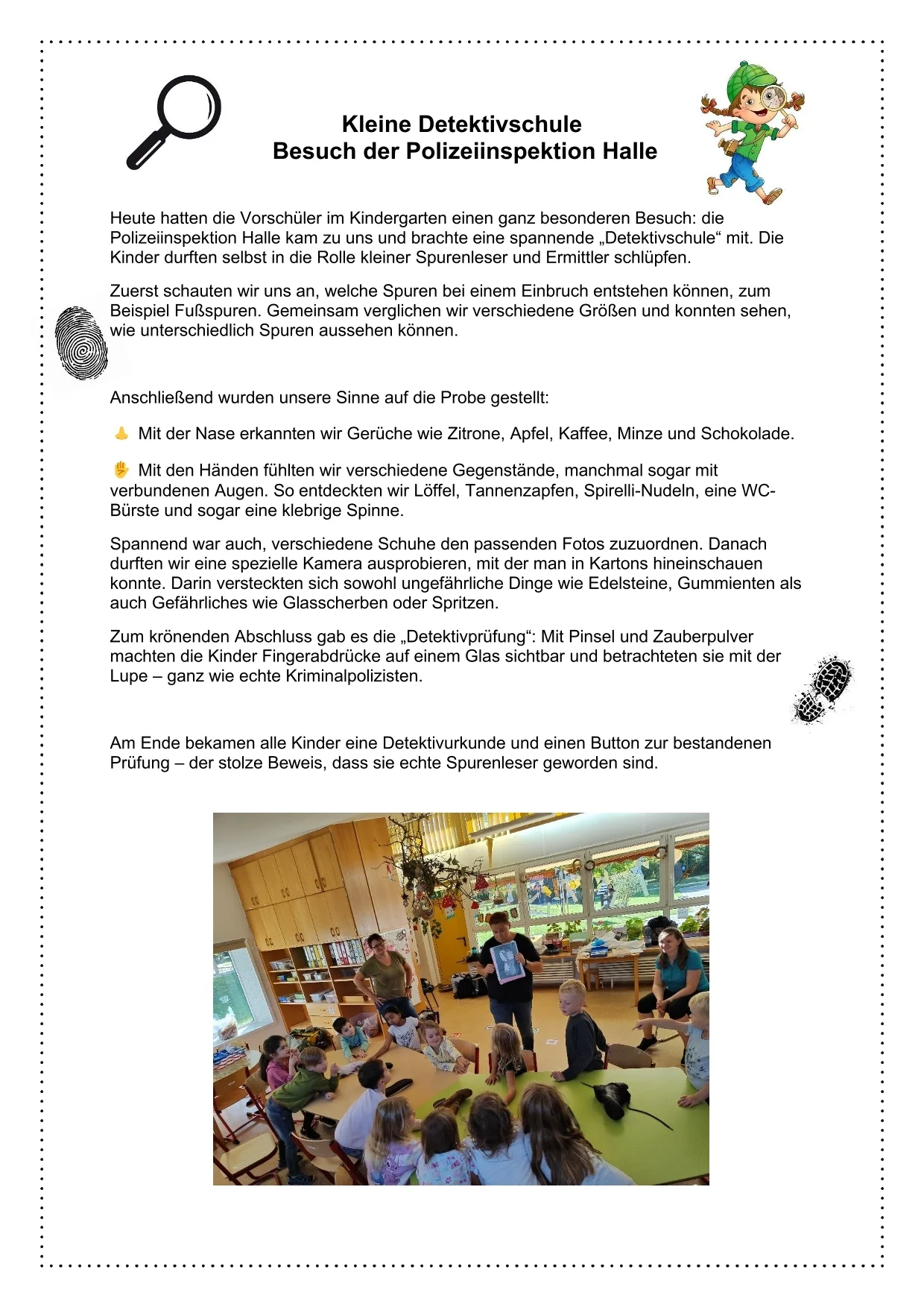 Kleine Detektivschule im Spatzennest-1