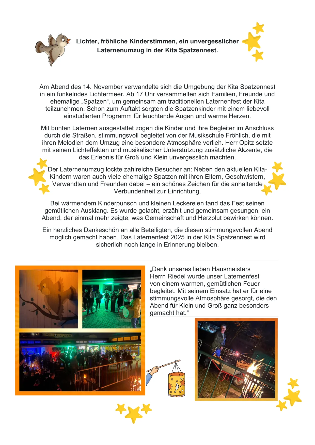 Strahlende Lichter