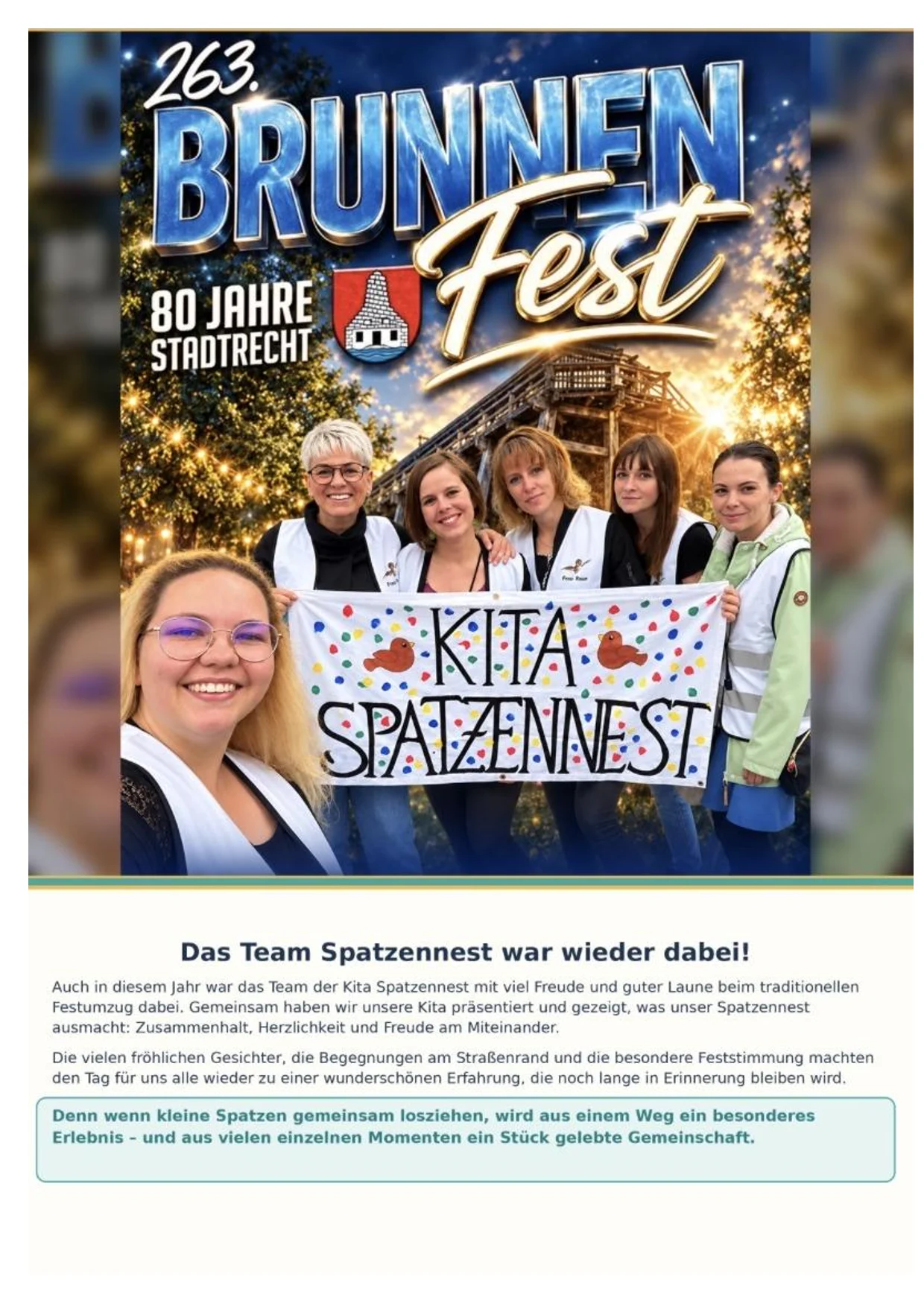 Umzug Brunnenfest