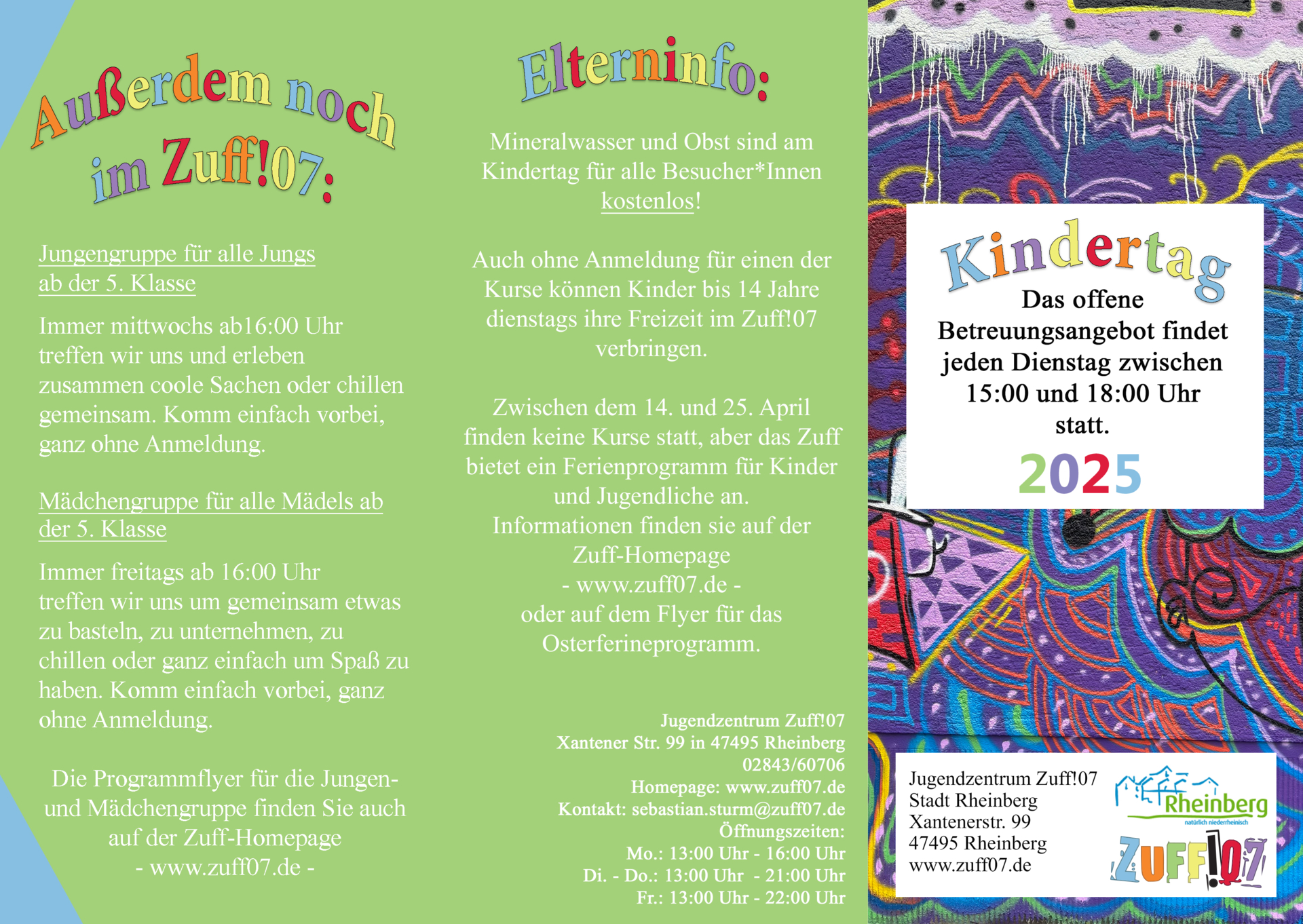 Kindertag vorne