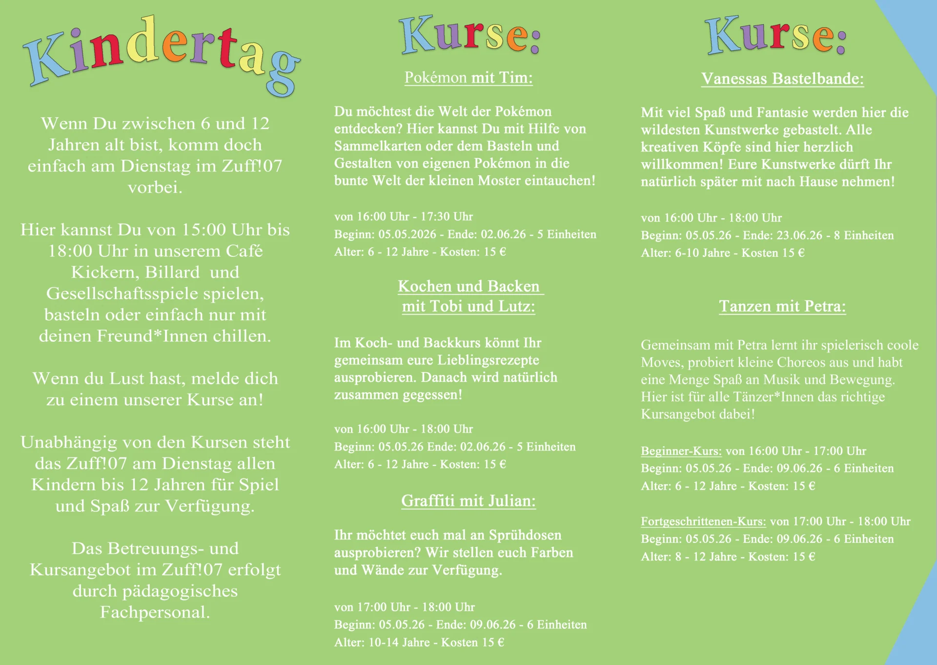 Kindertag Innen