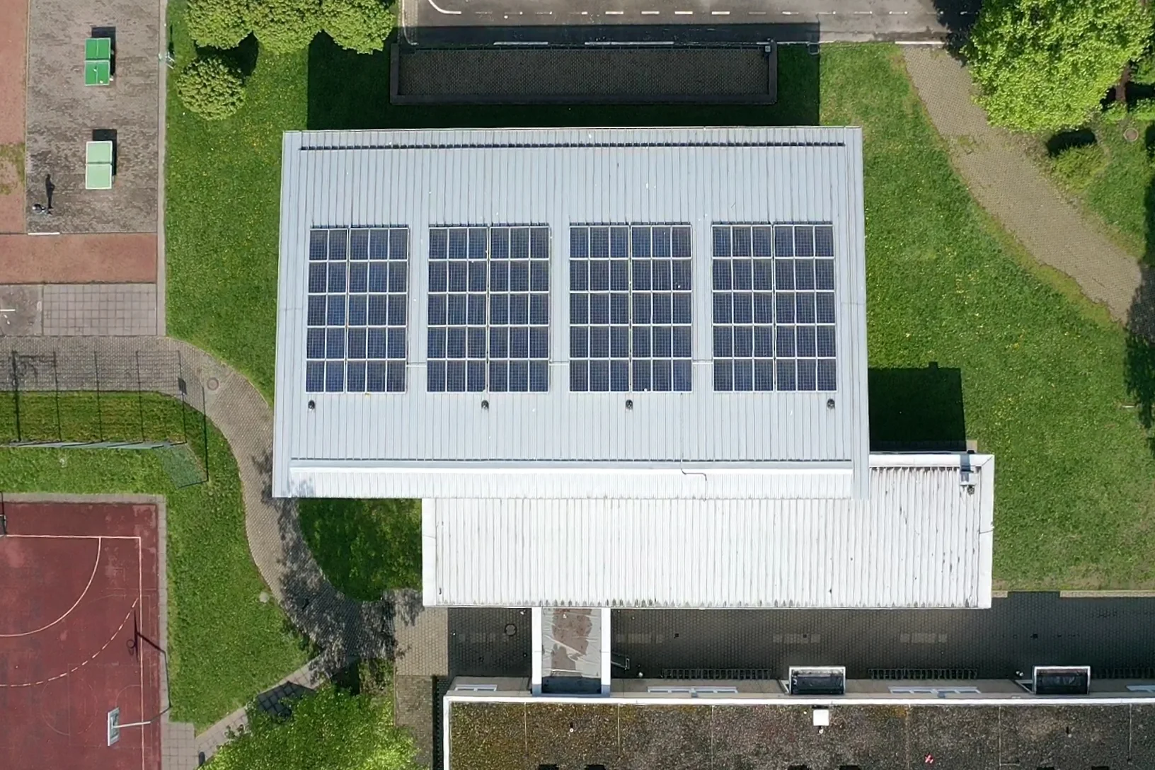 neue sporthalle ottersweier von oben 2