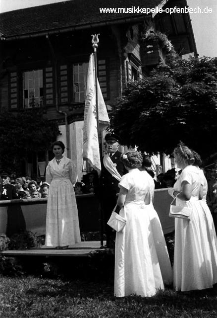 Fahnenweihe 1955