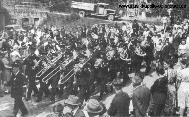 Musikfest 1950 in Opfenbach