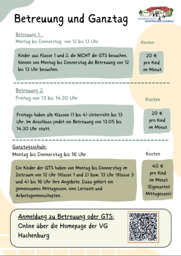 Betreuung & Ganztag