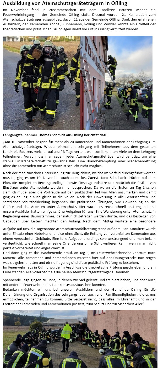 Atemschutz- Feuerwehr