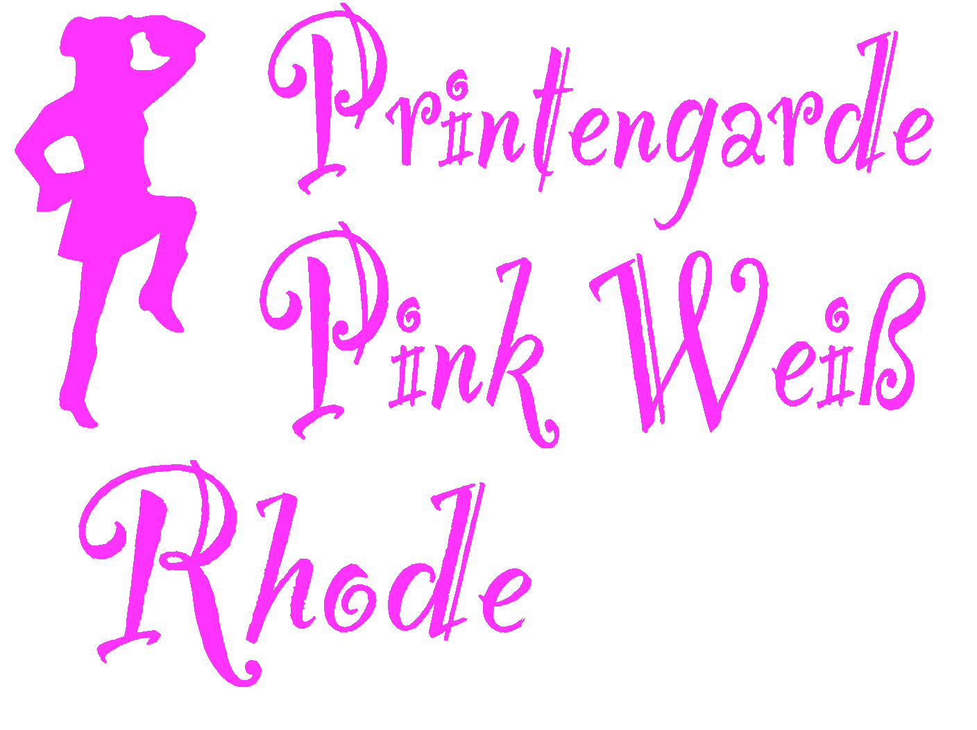 Printengarde Pink-Weiß