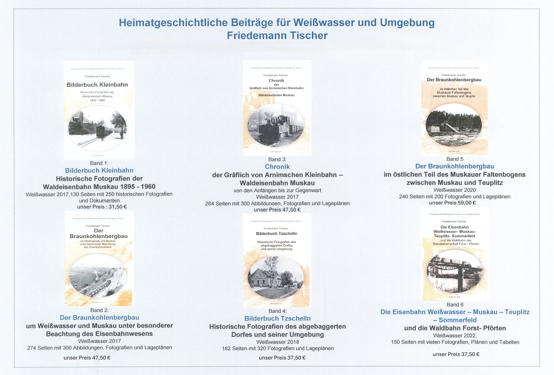 Bücher Waldeisenbahn Muskau