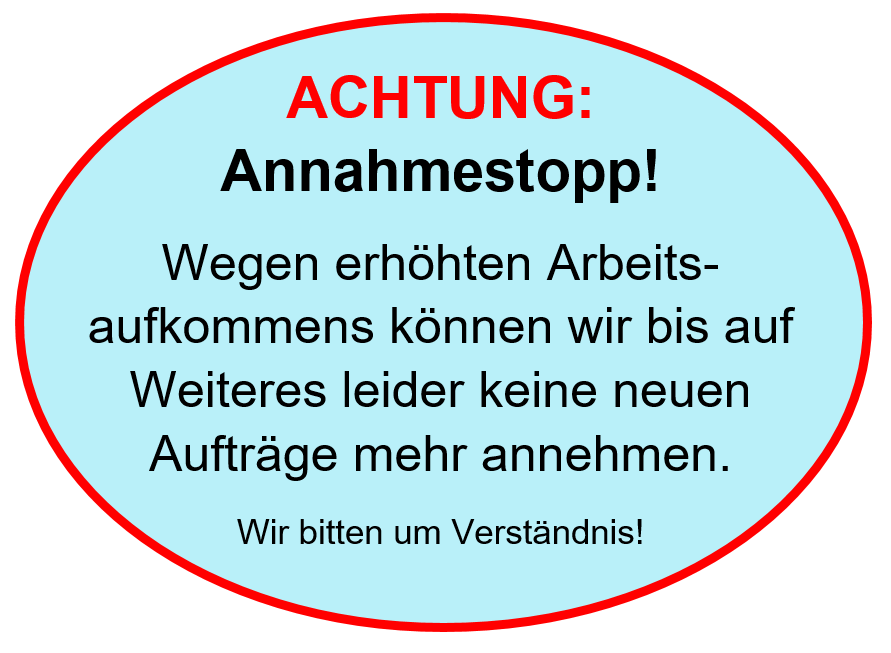 Annahmestopp