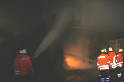 Scheunenbrand in Fischbeck