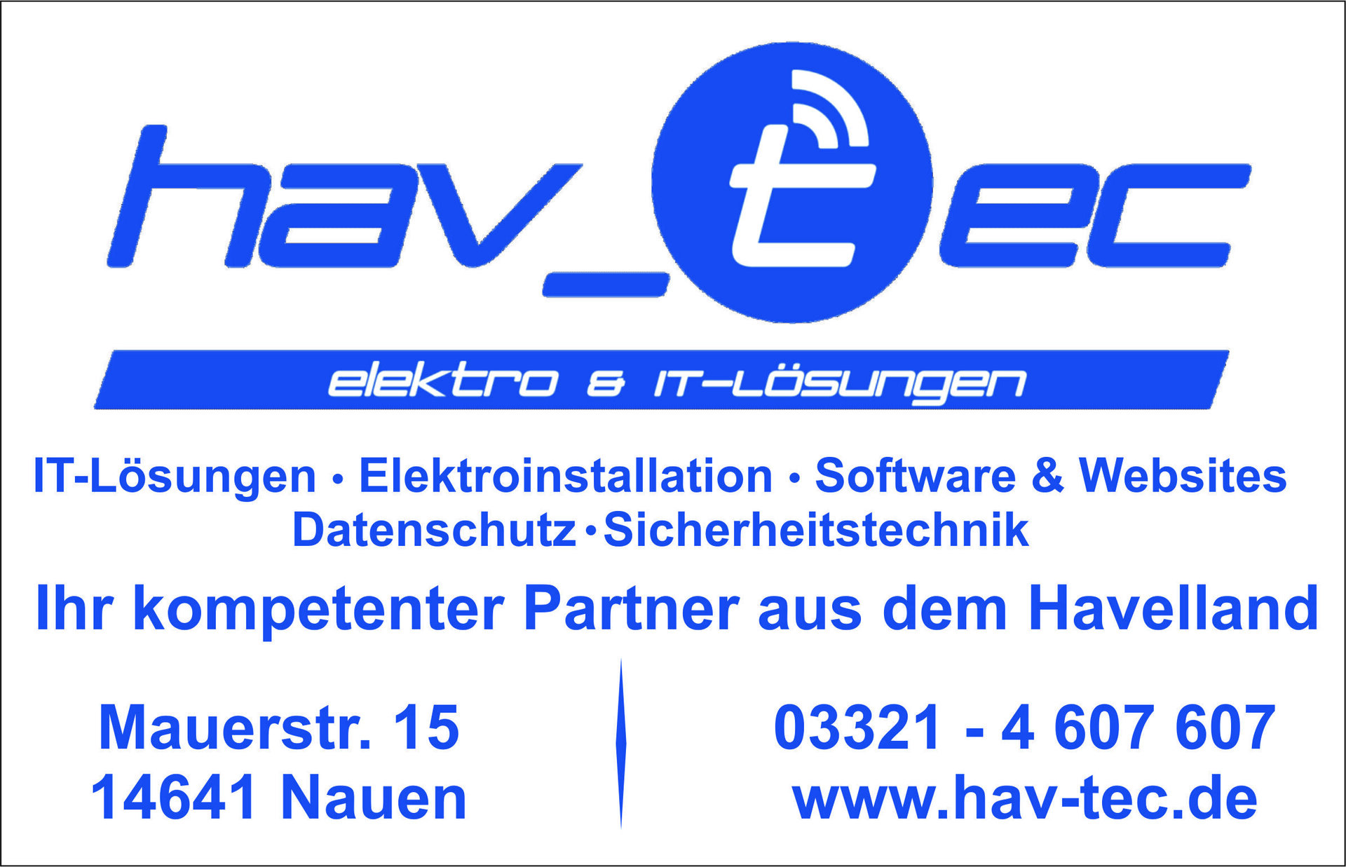 hav-tec-Visitenkarte