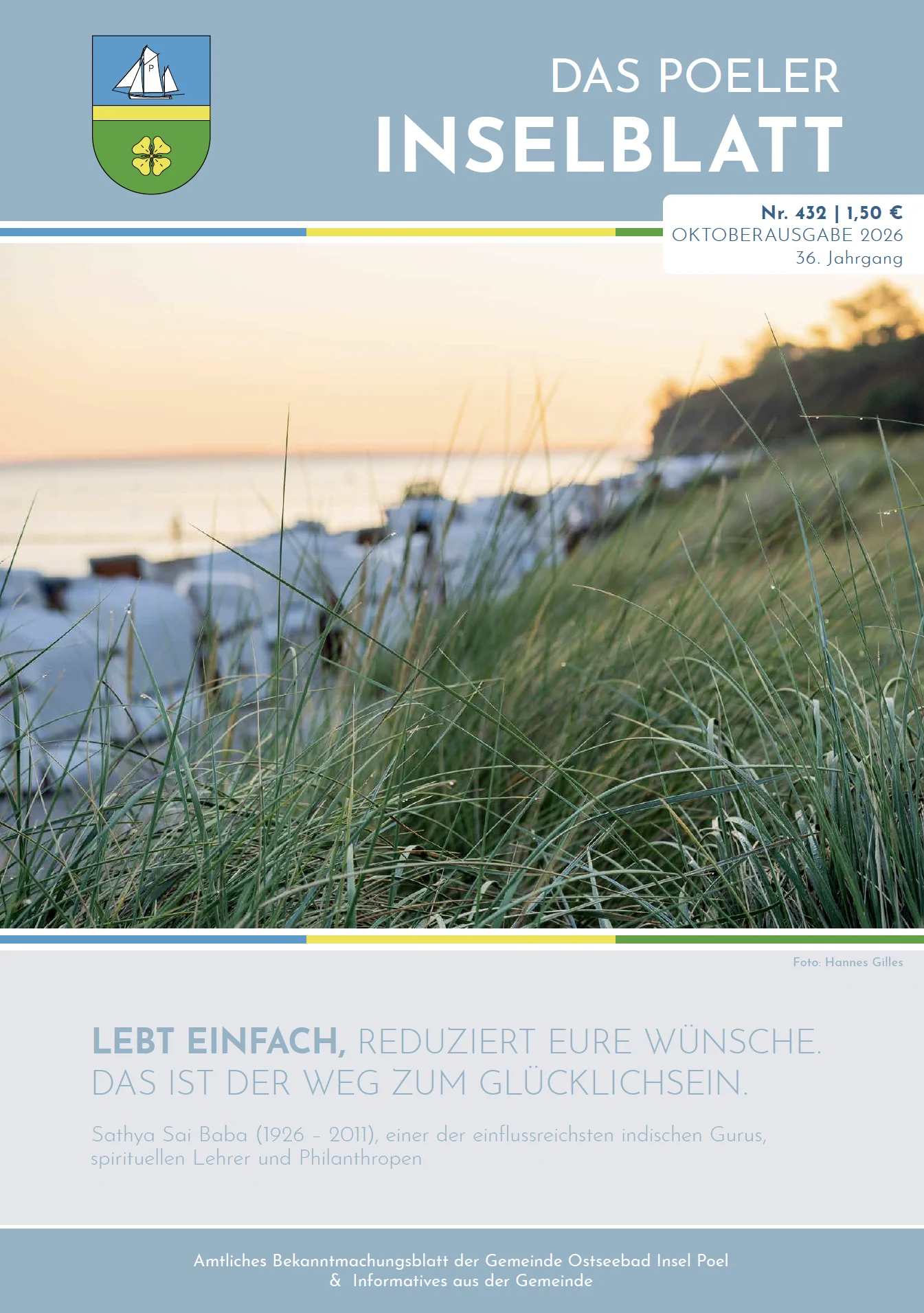 Inselblatt Oktober