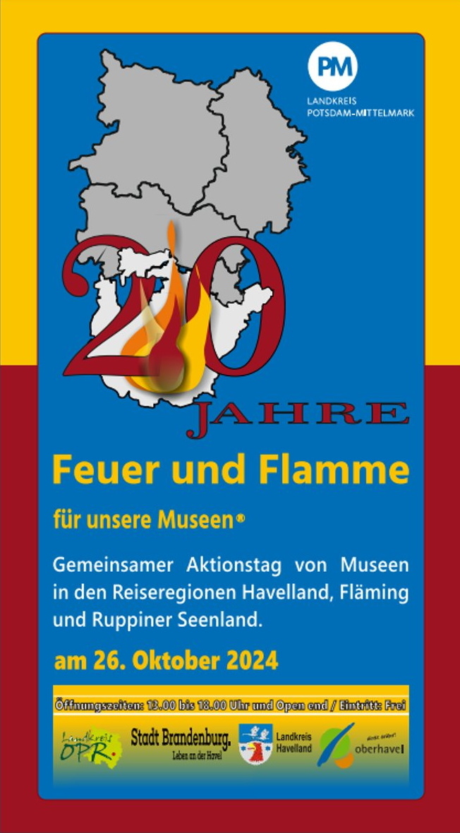 Plakat "20 Jahre Feuer und Flamme "