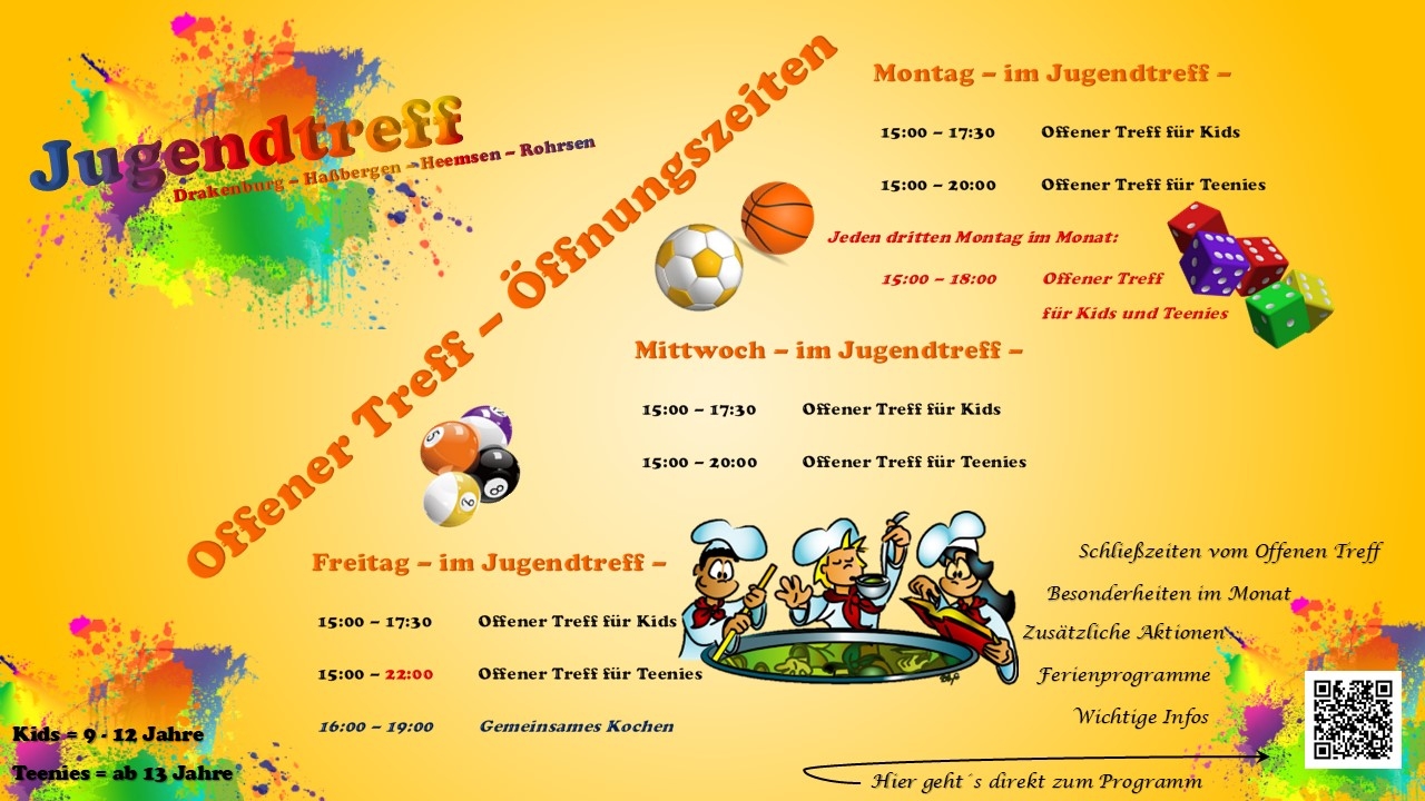 Öffnungszeiten Offener Treff