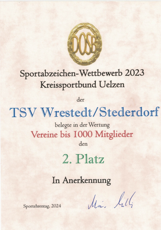 Sportabzeichen 2023