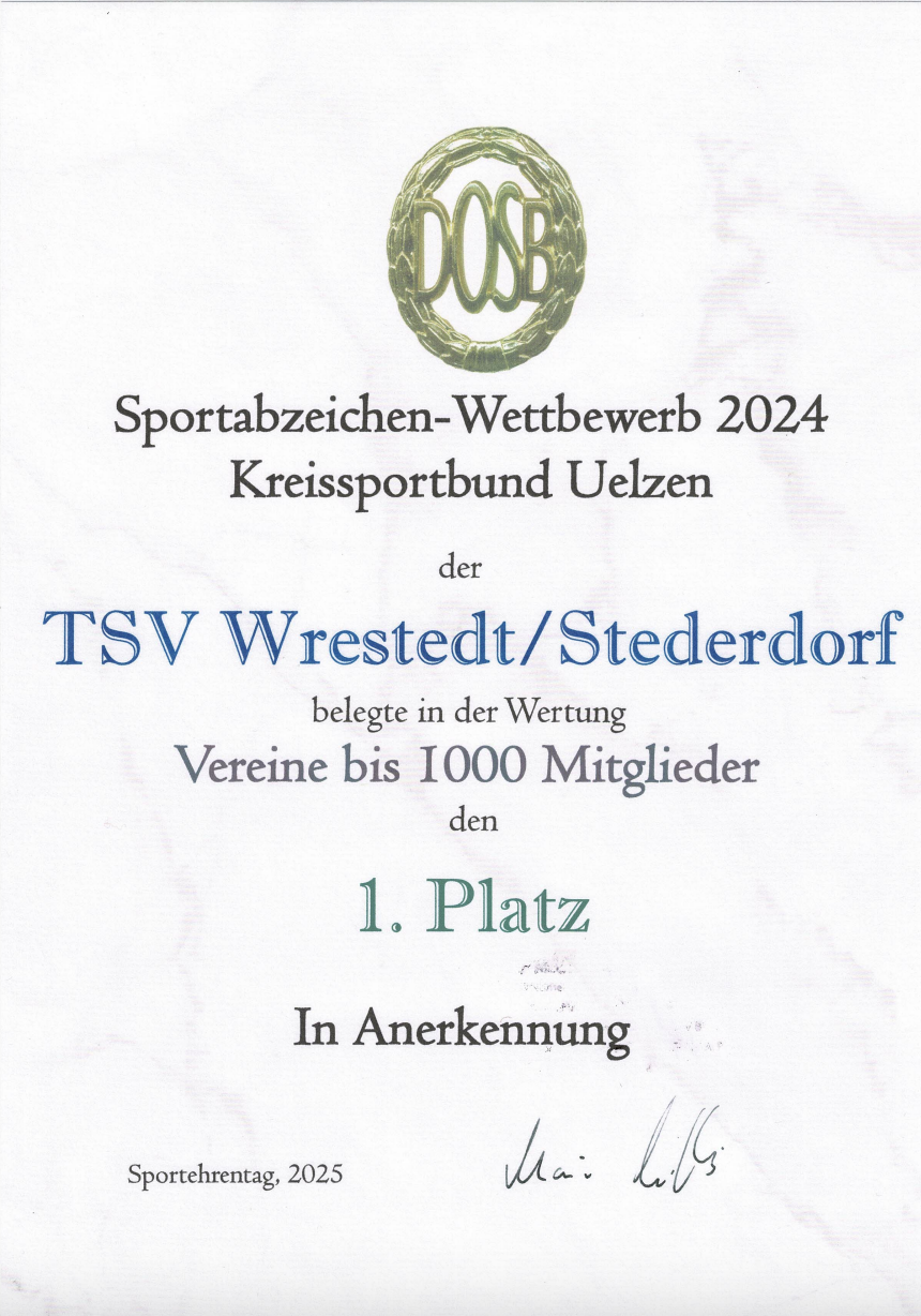 Sportabzeichen 2024
