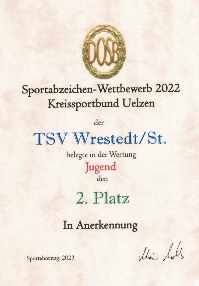 Sportabzeichen 2022