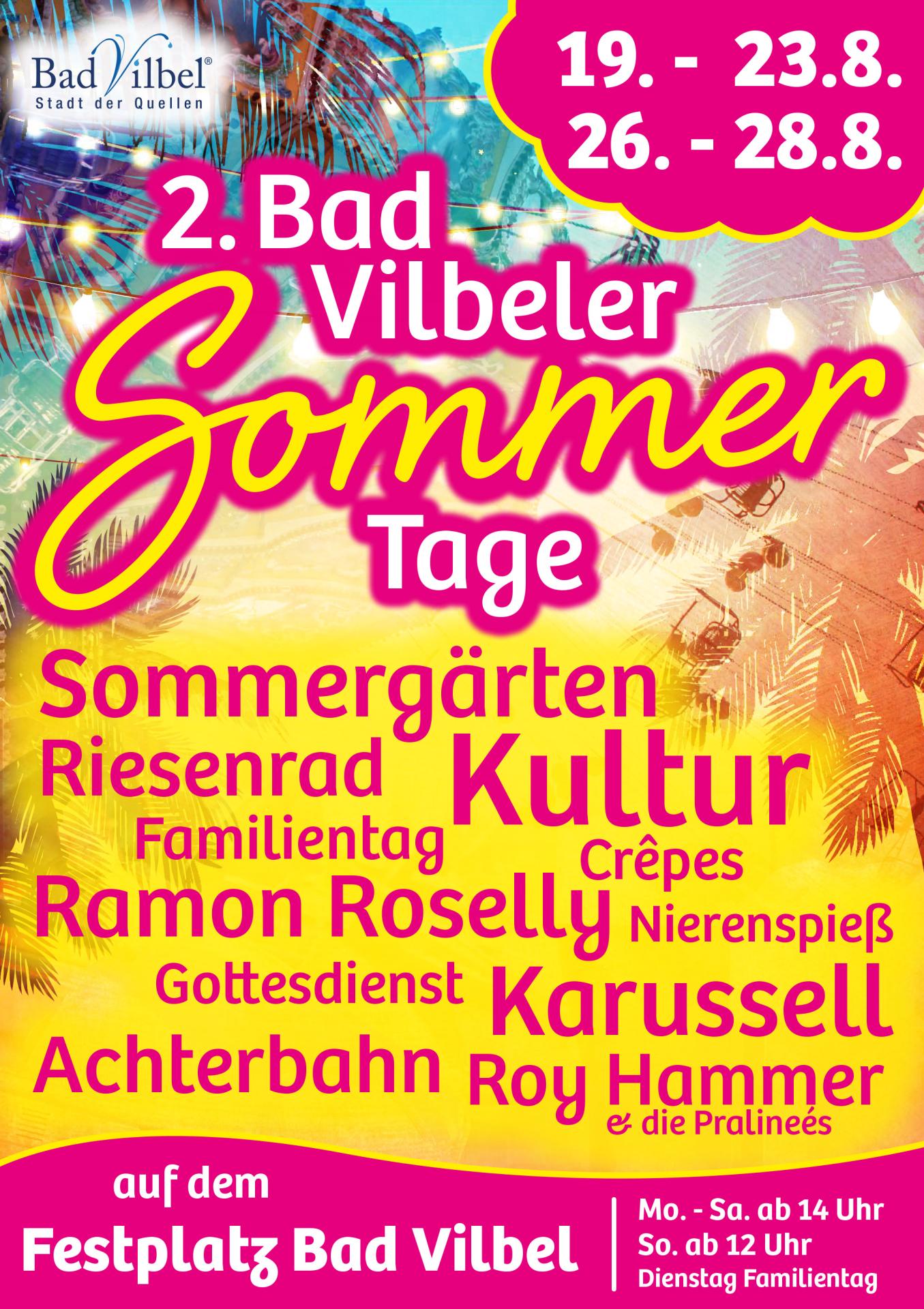 Plakat_A1_Sommertage_2022_BadVilbel_0622_V2