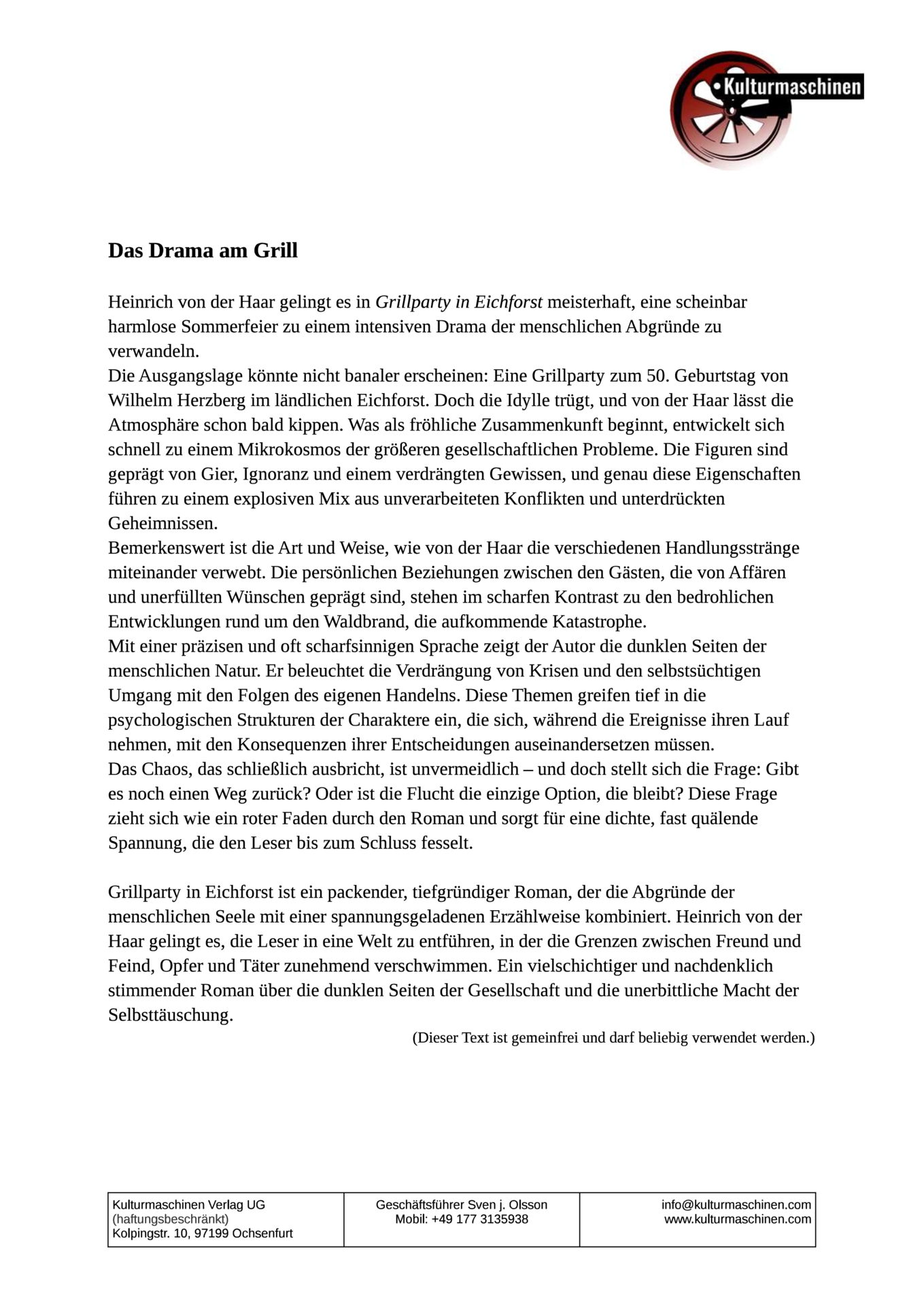Presseinfo