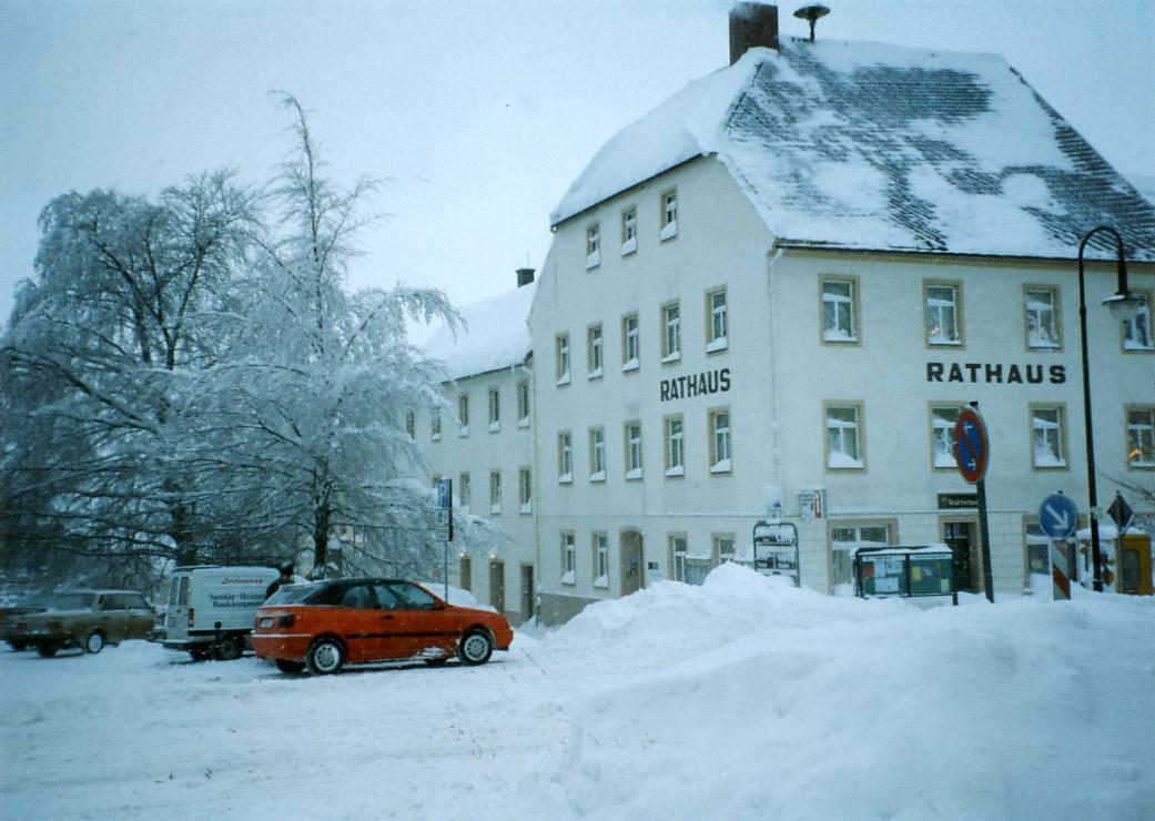 Rathaus winterlich
