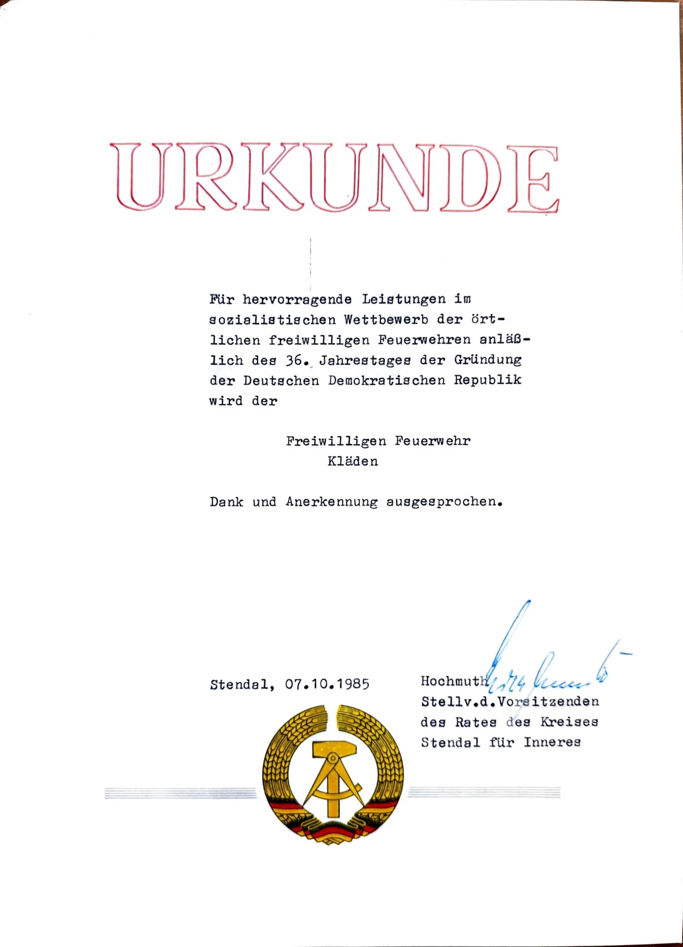 Beförderungen und Auszeichnungen 1959-1989 (16)