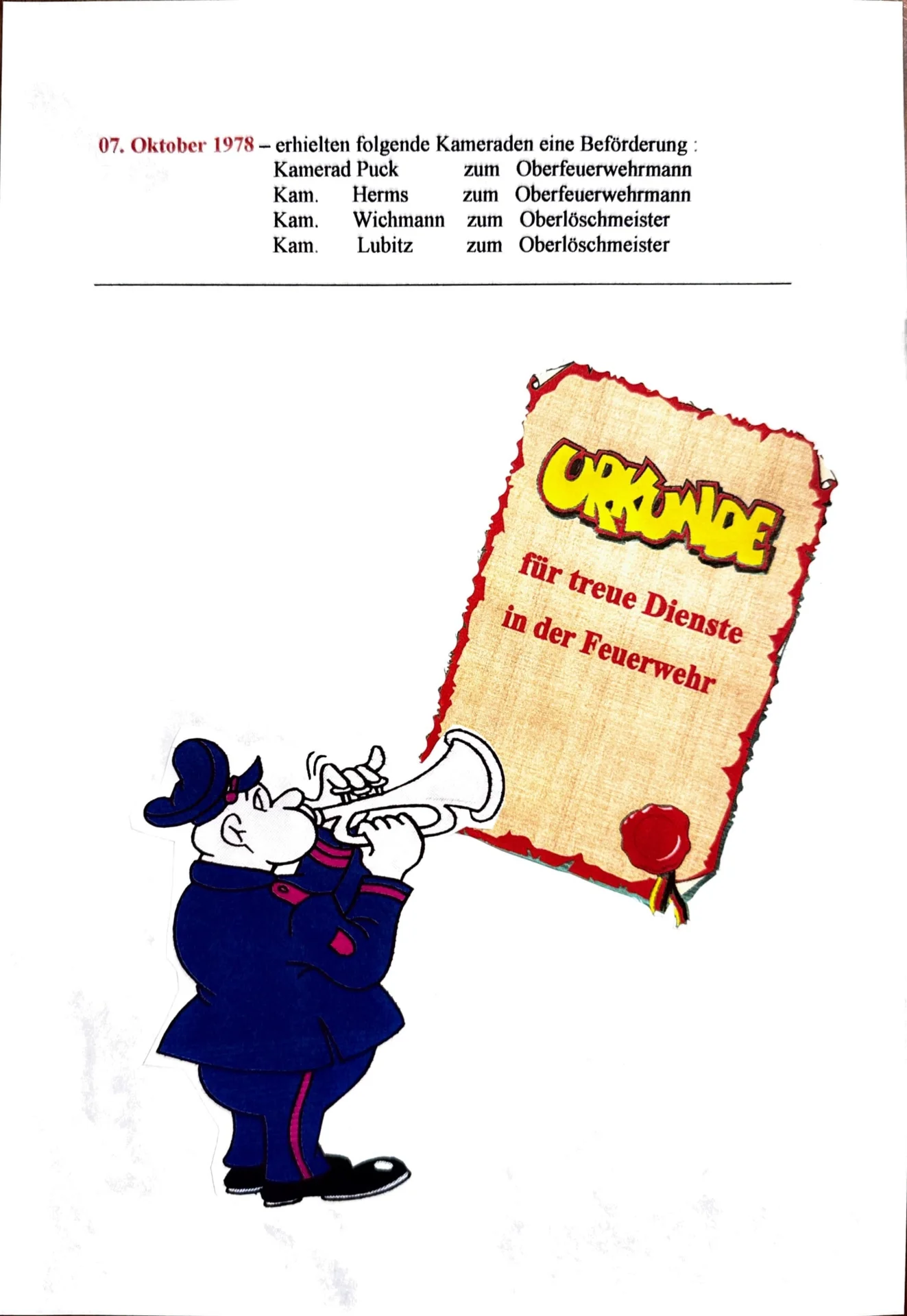 Beförderungen und Auszeichnungen 1959-1989 (3)