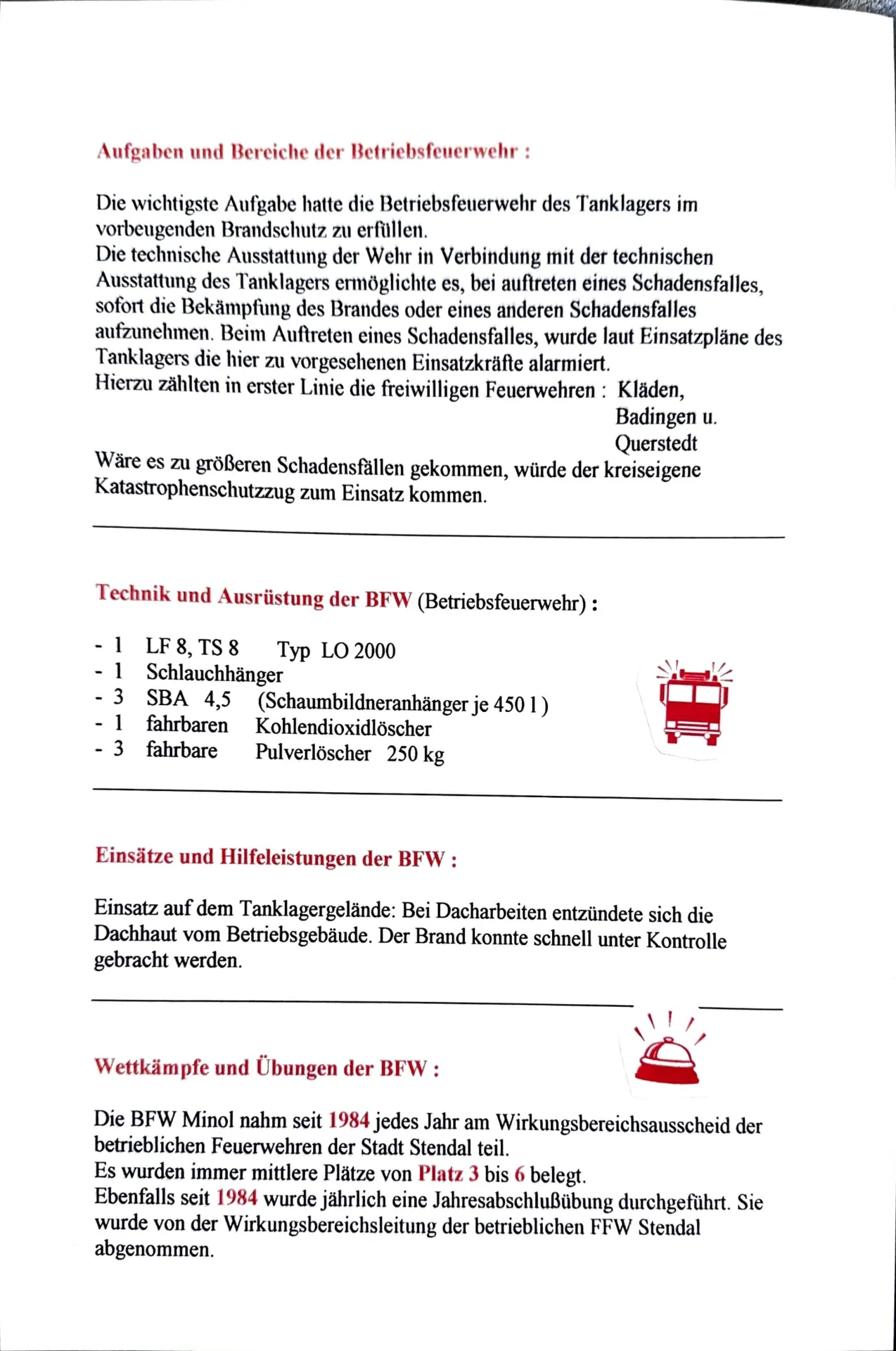 Betriebsfeuerwehr des VEB Minol Tanklager Kläden (2)