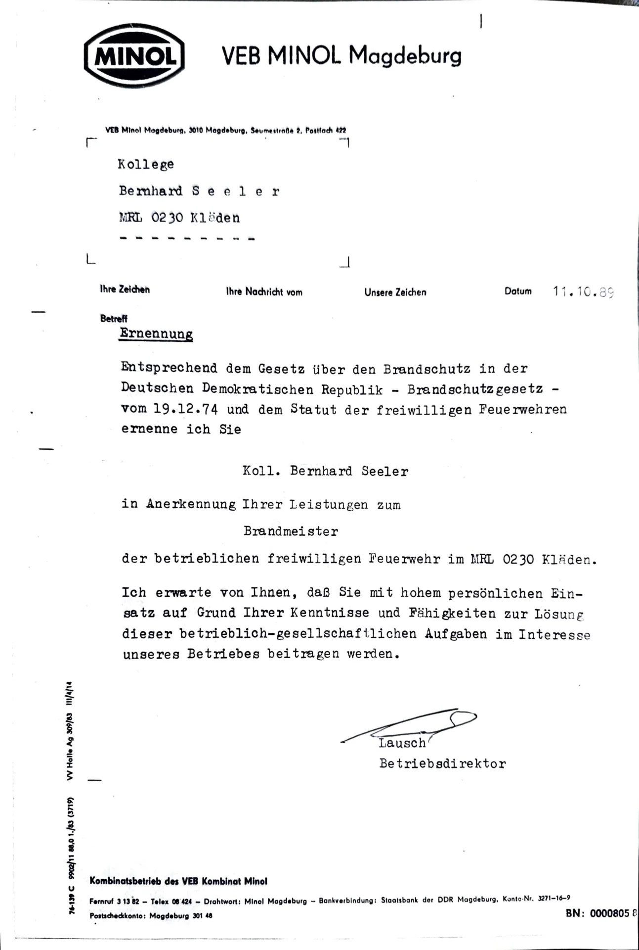 Betriebsfeuerwehr des VEB Minol Tanklager Kläden (7)