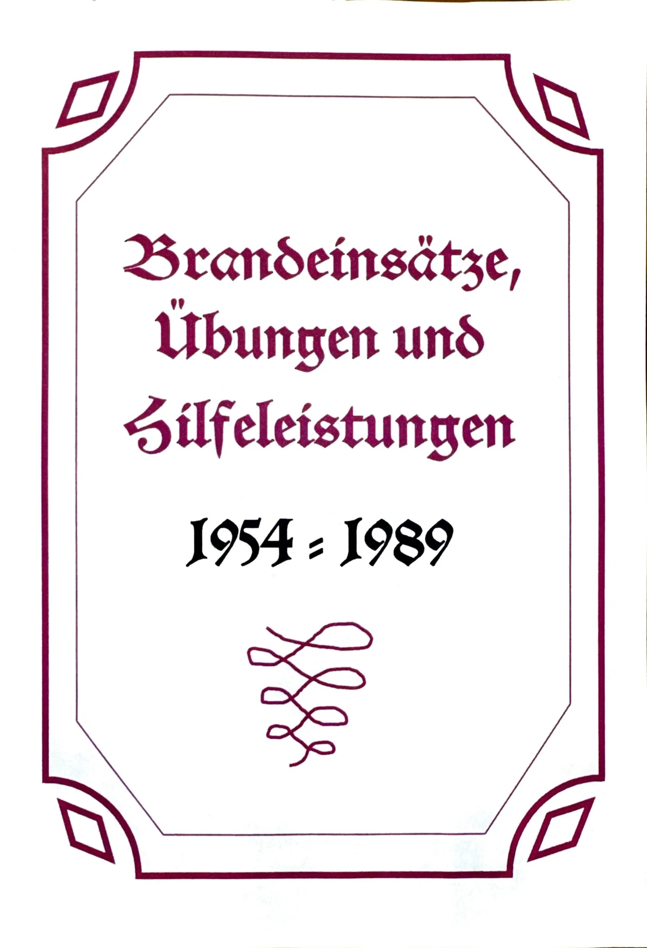 Brandeinsätze, Übungen und Hilfeleistungen