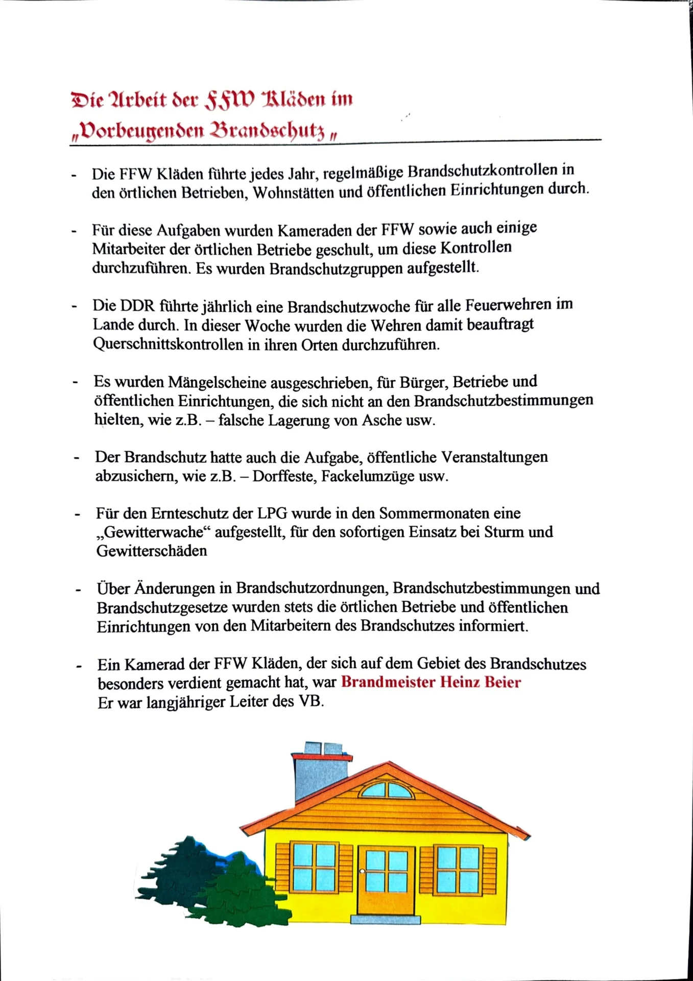 Die Arbeit im vorbeugenden Brandschutz (1)