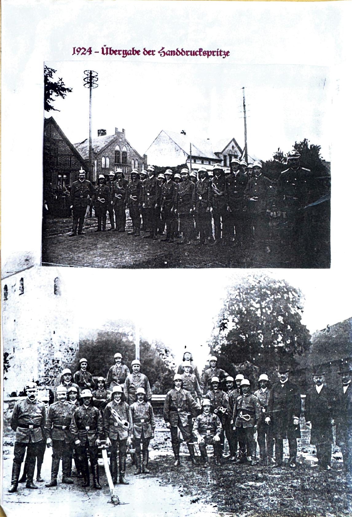 Freiwillige Feuerwehr Kläden 1919 bis 1933