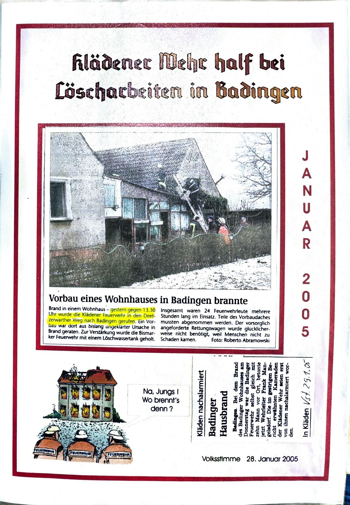 Ofw Kläden 2005 bis 2009