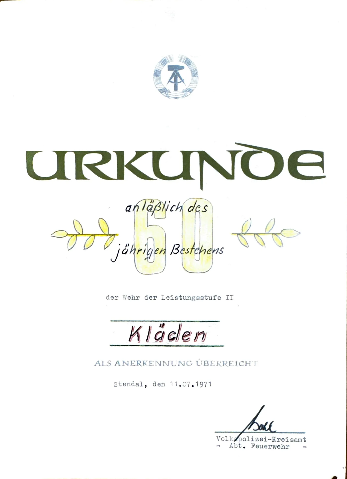 Wettkämpfe und Übungen 1968-1988 (9)