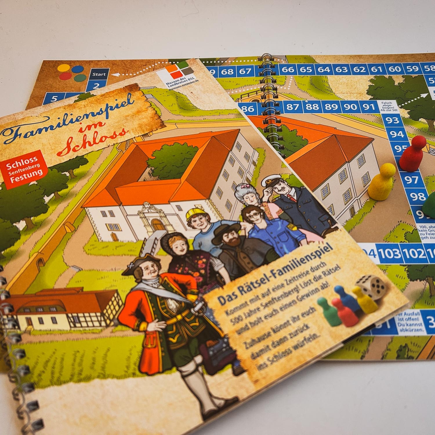 Familienspiel Schloss und Festung Senftenberg  Foto Museum OSl_Linke