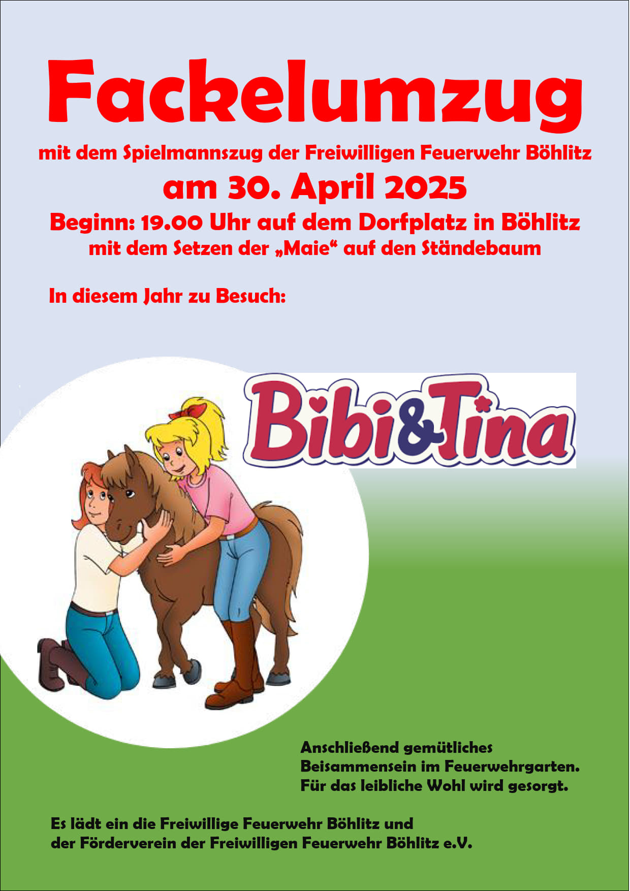 Plakat Fackelumzug 2025