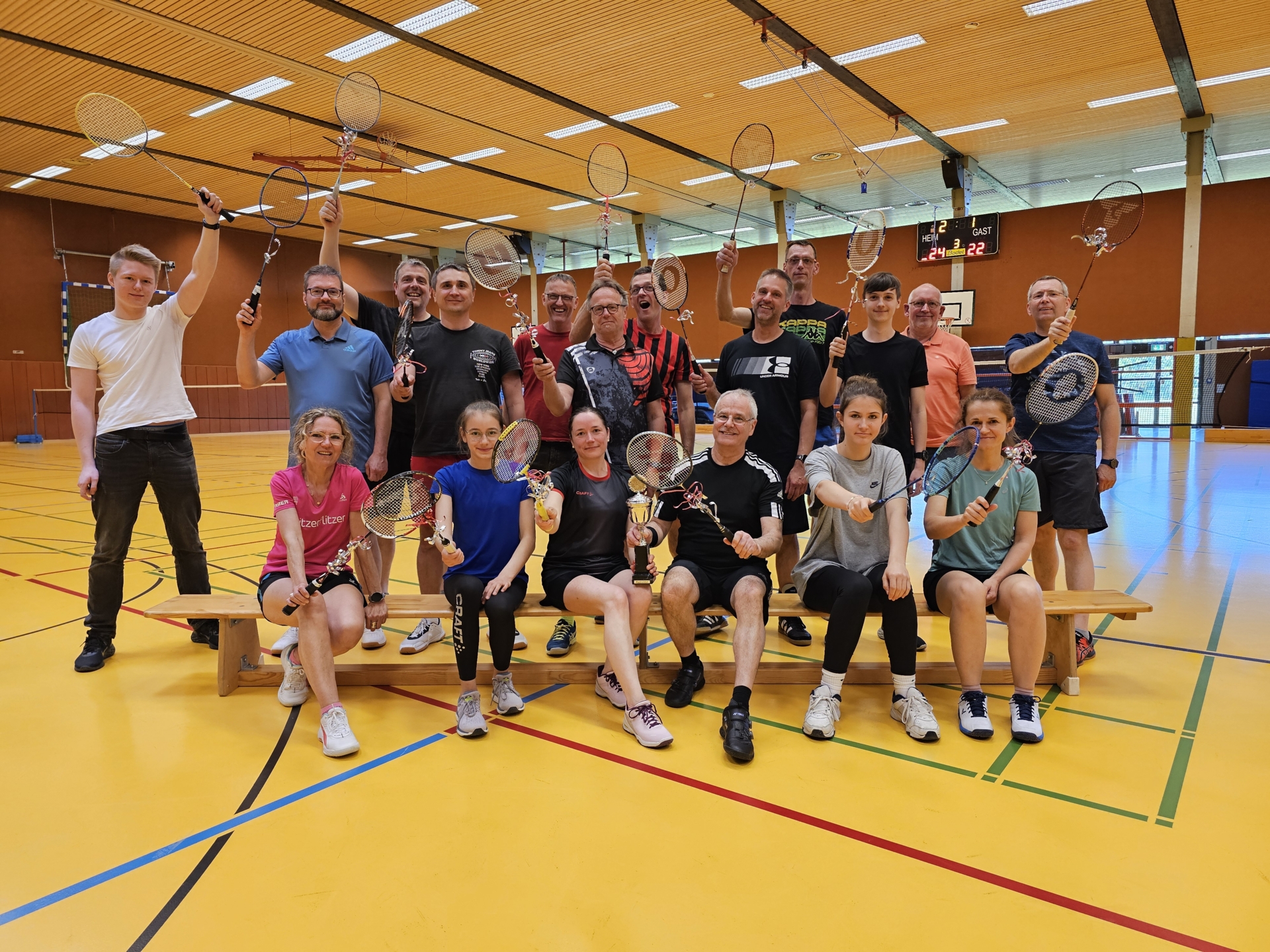 Badminton Gruppenbild 23