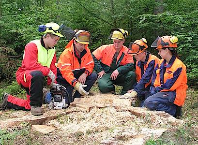 Ausbildung beim Forstrevier Albvorland