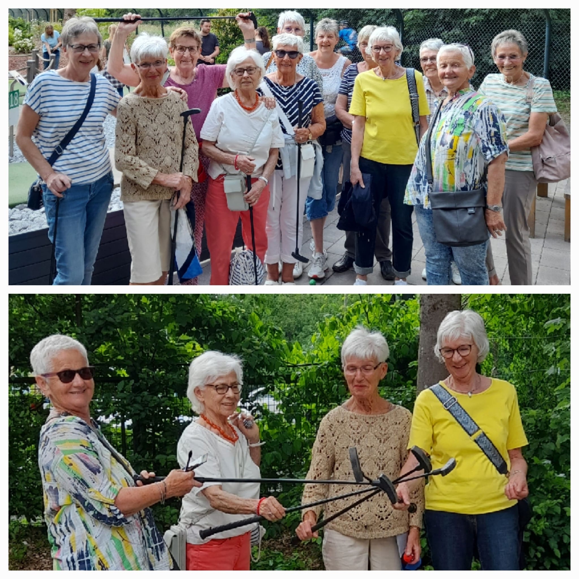 FG II Spaß beim Minigolf