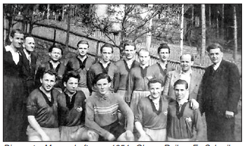 Die erste Mannschaft von 1954
