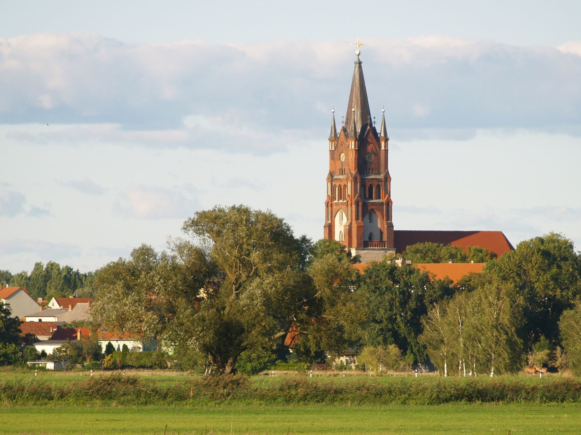 Mittenwalde aus der Ferne