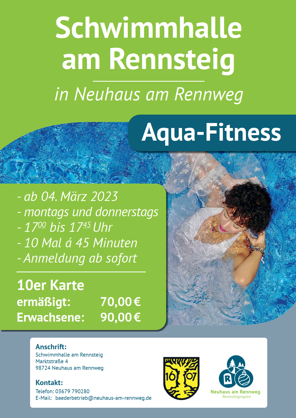 Plakat Aqua-Fitness