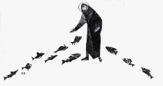 Die Legende von Antonius und den Fischen