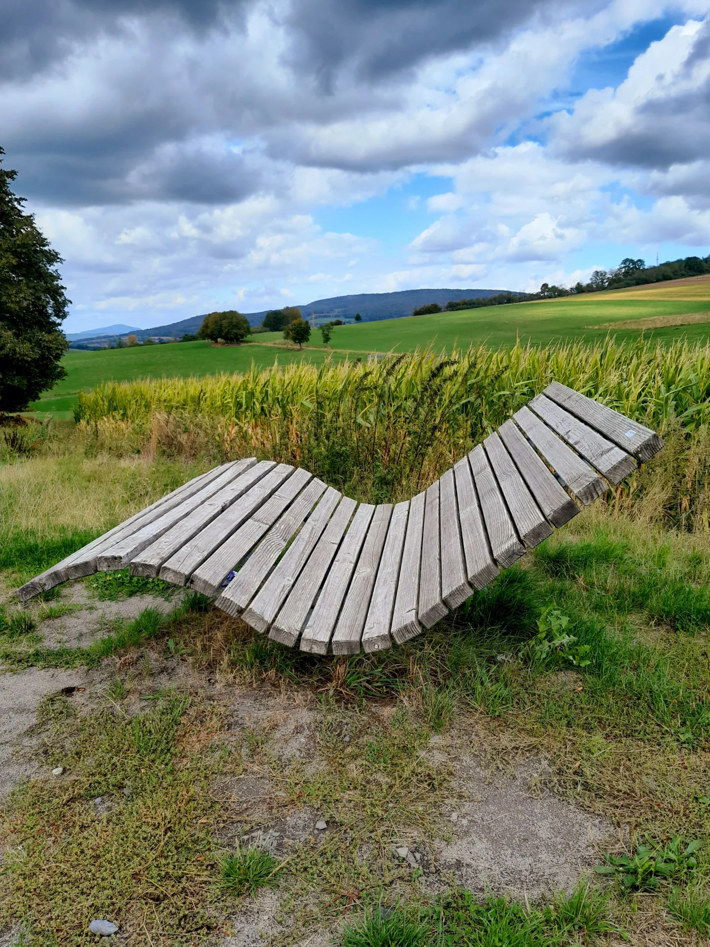 Holzbank