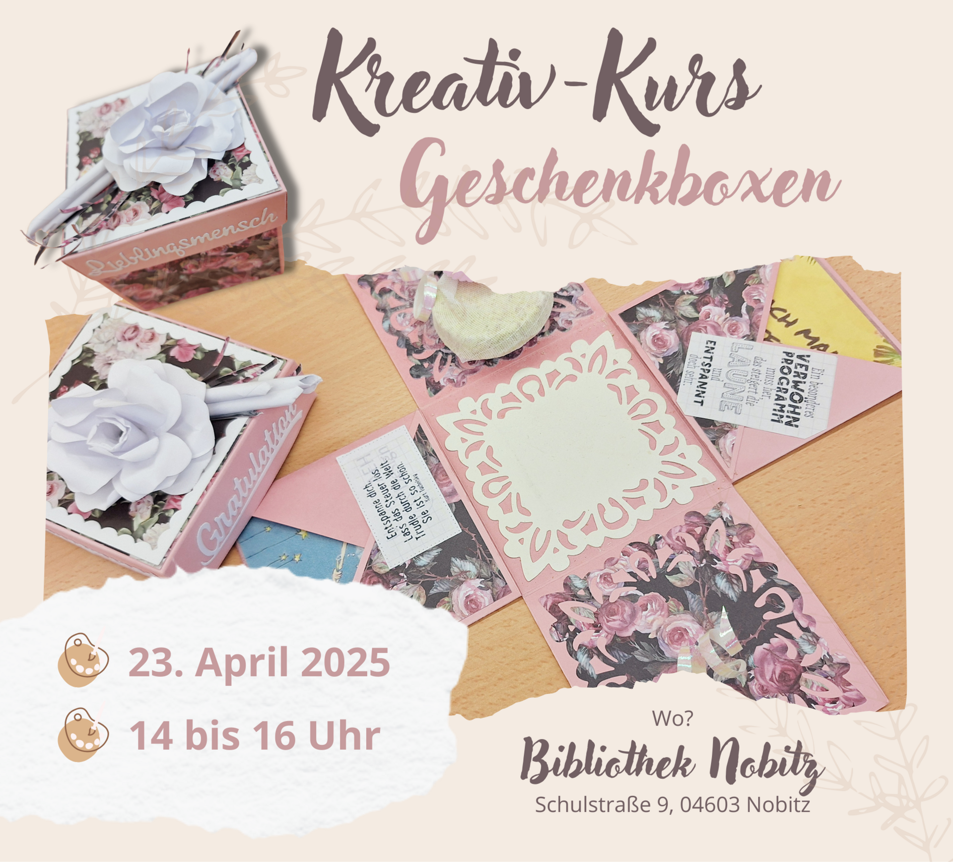 Kreativ-Kurs Geschenkboxen